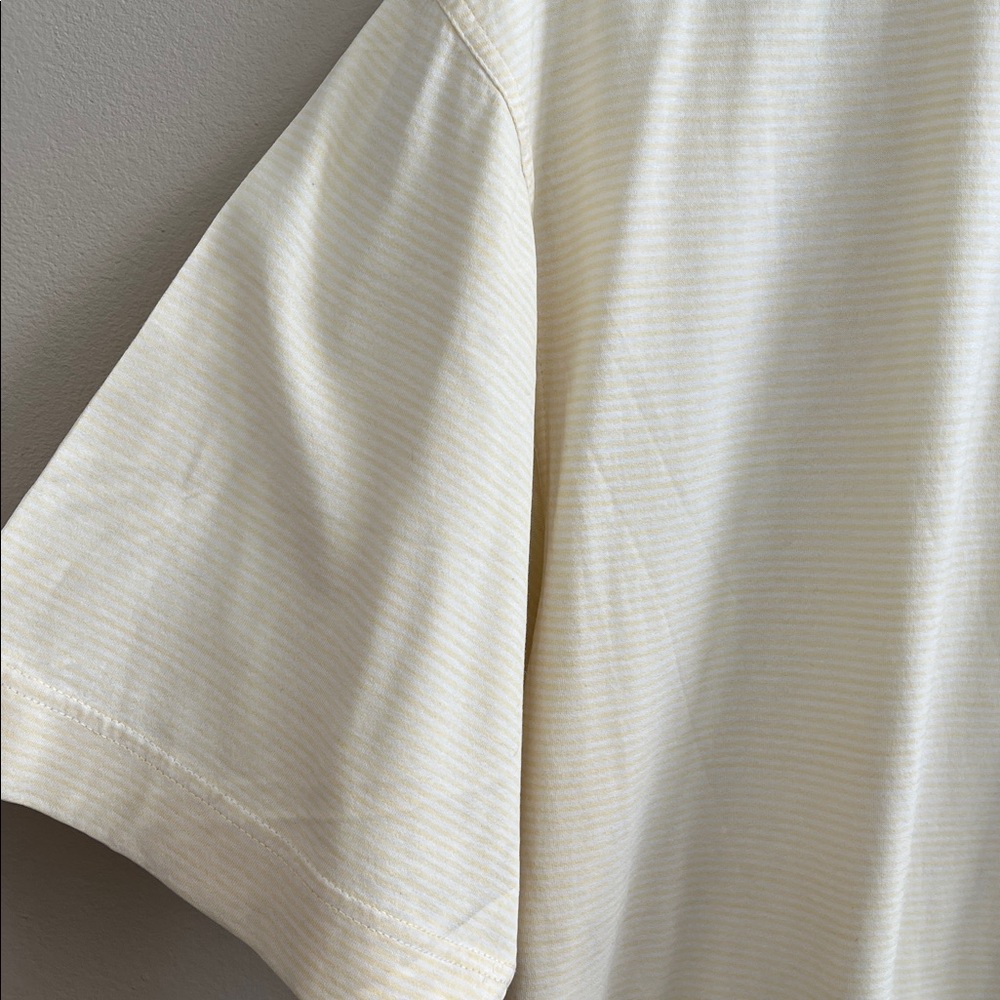 Cutter and Buck pale yellow short sleeve polo shirt size medium - Picture 7 of 15